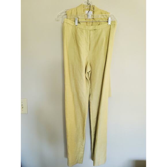 Vintage Loft Yellow Matching Set Vest and Pants - Picture 1 of 7